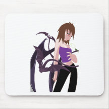 Demon Girl Mouse Pad