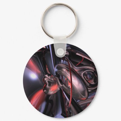 Demon Heart Abstract Keychain by alexanderbutler