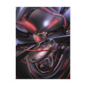 Demon Heart Abstract Postcard by alexanderbutler Demon Heart Abstract Postcard