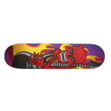 Demon of Rock Custom Skateboard