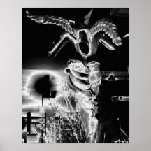Demon (Sabattier) - Fine Art Print