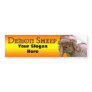 Demon Sheep Bumper Sticker