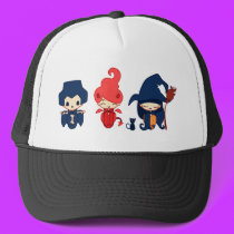 demon skeleton & witch hats