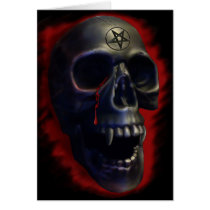 Demon Skull 1 Card by MDKgraphics Demon Skull 1 Card