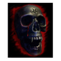 Demon Skull 1 Poster posters