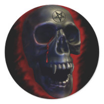 Demon Skull 1 Sticker
