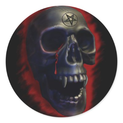 Demon Skull 1 Sticker by MDKgraphics