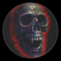 Demon Skull 1 Sticker by MDKgraphics Demon Skull 1 Sticker