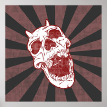 Demon Skull Posters