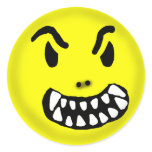 Demon Smiley Sticker