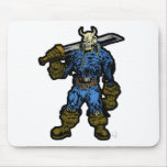 Demon Warrior Mouse Pads