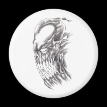 Demonic Art Demonic Face Magnet by waynetully Demonic Art Demonic Face Magnet