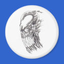 Demonic Art Demonic Face Magnet by waynetully Demonic Art Demonic Face Magnet