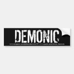 DEMONIC Bumpersticker - Customized Bumper Sticker