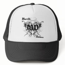 "Demonic Cap" hats by MISERABLEDISTANCE "Demonic Cap" hats
