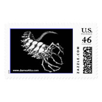 Demonic Parasite postage by serenitystudios Demonic Parasite postage