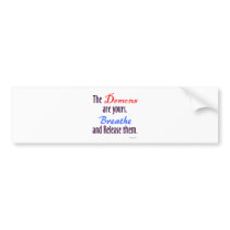 Demons bumper stickers by chrystynen Demons bumper stickers