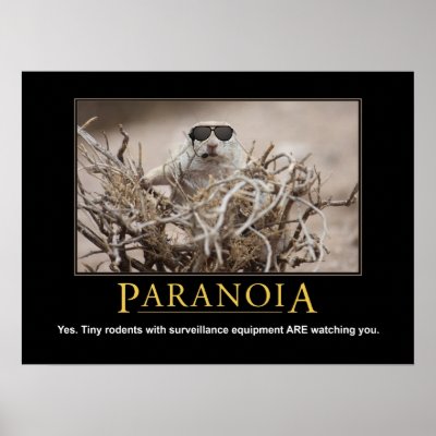 Demotivational Poster: Paranoia