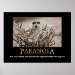 Demotivational Poster: Paranoia