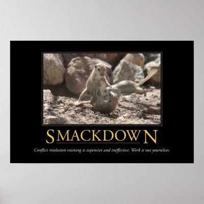Demotivational Poster: Smackdown