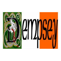Dempsey Celtic Dragon Print