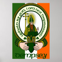 Dempsey Clan Motto Poster Print