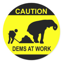 Dems At Work Sticker by gxiong Dems At Work Sticker