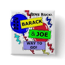 DEMS ROCK buttons by OBAMAWINS DEMS ROCK buttons