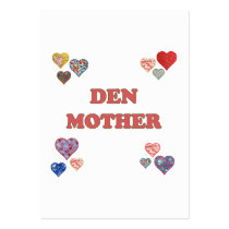 Den Mother Business Card Template