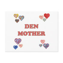 Den Mother Postcard