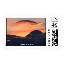 Denali at Sunset Postage postage