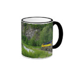 Denali Express Alaska Train Vacation Photography Ringer Mug