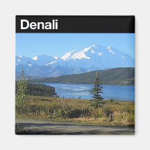 Denali National Park Refrigerator Magnets