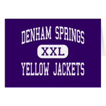Denham Springs - Yellow Jackets - Denham Springs cards