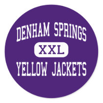 Denham Springs - Yellow Jackets - Denham stickers