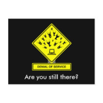 Denial of Service Postcard by mindfulsecurity Denial of Service Postcard