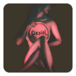 Denial - Self Portrait Square Sticker