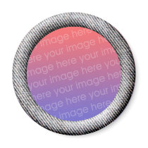 Denim (3d effect frame border) Template Refrigerator Magnets
