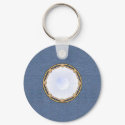 DENIM and DIAMOND Keychain by RanchLady DENIM and DIAMOND Keychain