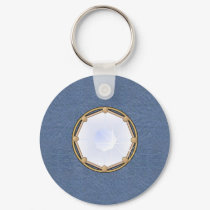 DENIM and DIAMOND Keychain
