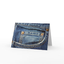 Denim - Blue Jean Pocket cards