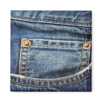 Denim - Blue Jean Pocket magnets