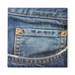 Denim - Blue Jean Pocket magnets