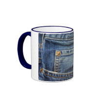 Denim - Blue Jean Pocket mugs