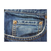 Denim - Blue Jean Pocket postcards by dollface766 Denim - Blue Jean Pocket postcards