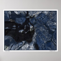 Denim Blues Poster