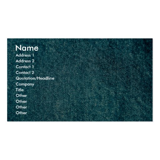 Denim Business Card Templates (front side)