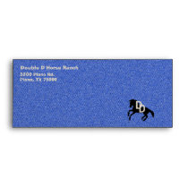 Denim Business Custom Envelope