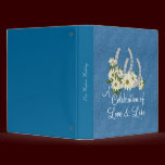Denim Daisies  Horseshoes Western Wedding binders