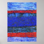 Denim Flag Poster